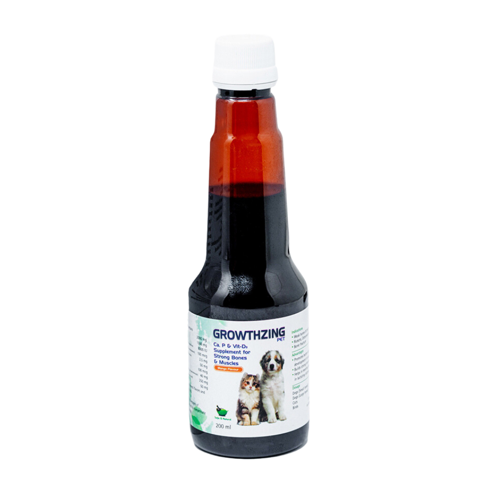 Growthzing Pet for Strong Bone Syrup